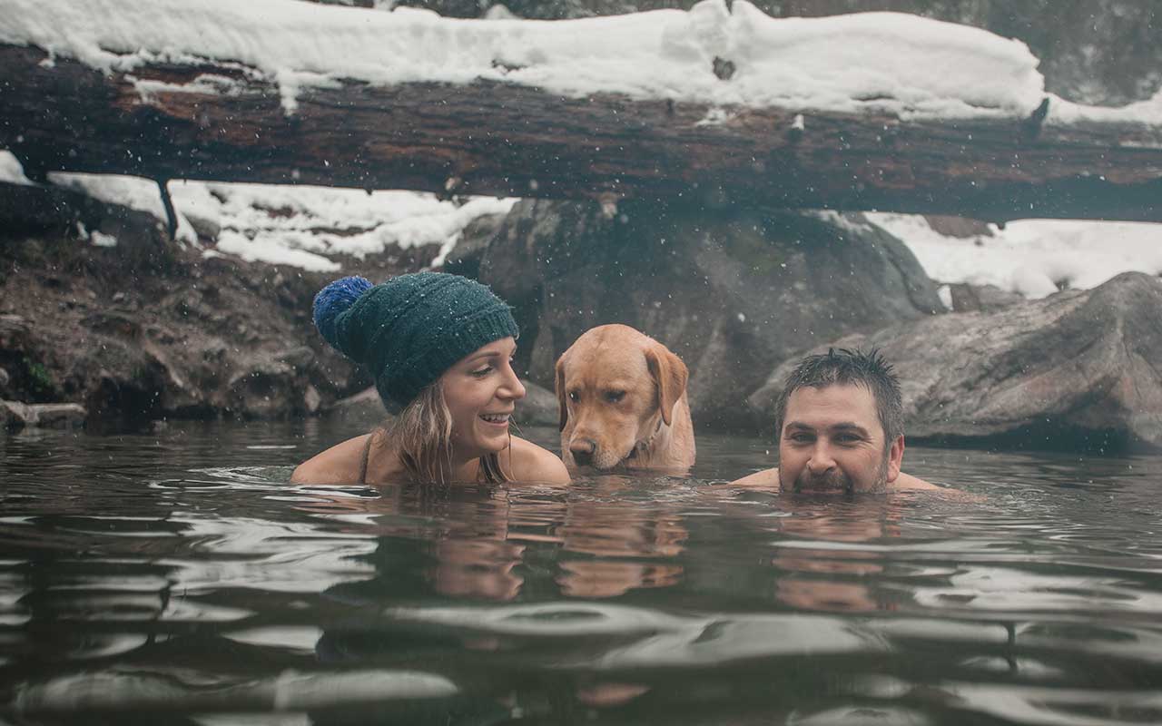 Winter at Lochsa Lodge Jerry Johnson Hot Springs
